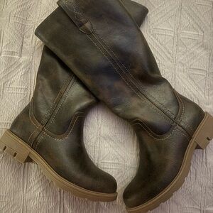 Corkys soft insole Knee-High Leather Boots